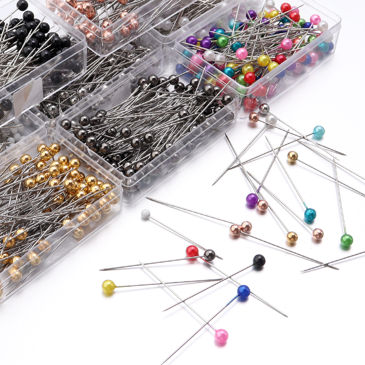 100Pcs Color Ball Head Pins St - Sewing Necessities 리뷰 및 가격