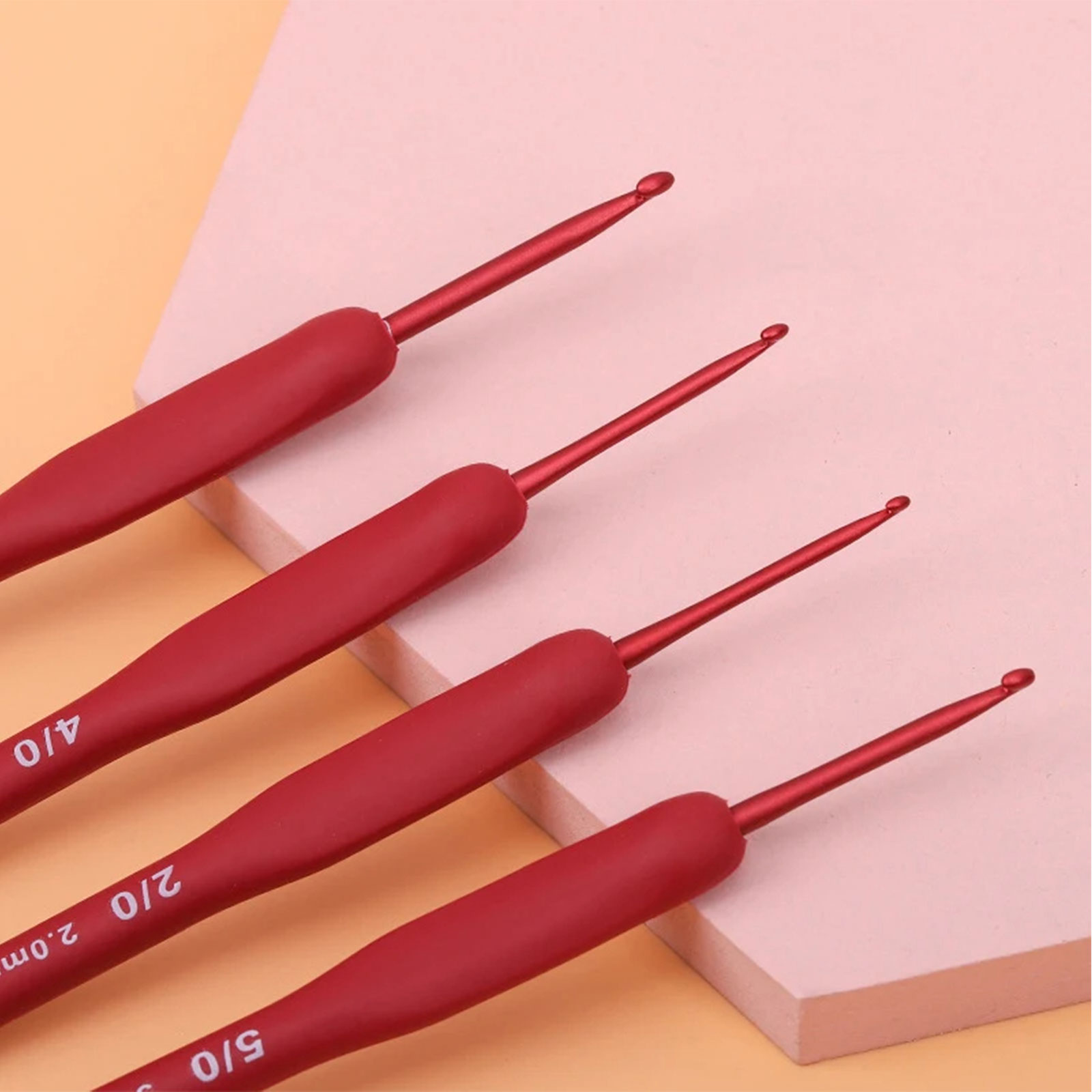 9/33pcs Red Crochet Hook set,  - Sewing By 리뷰 및 가격