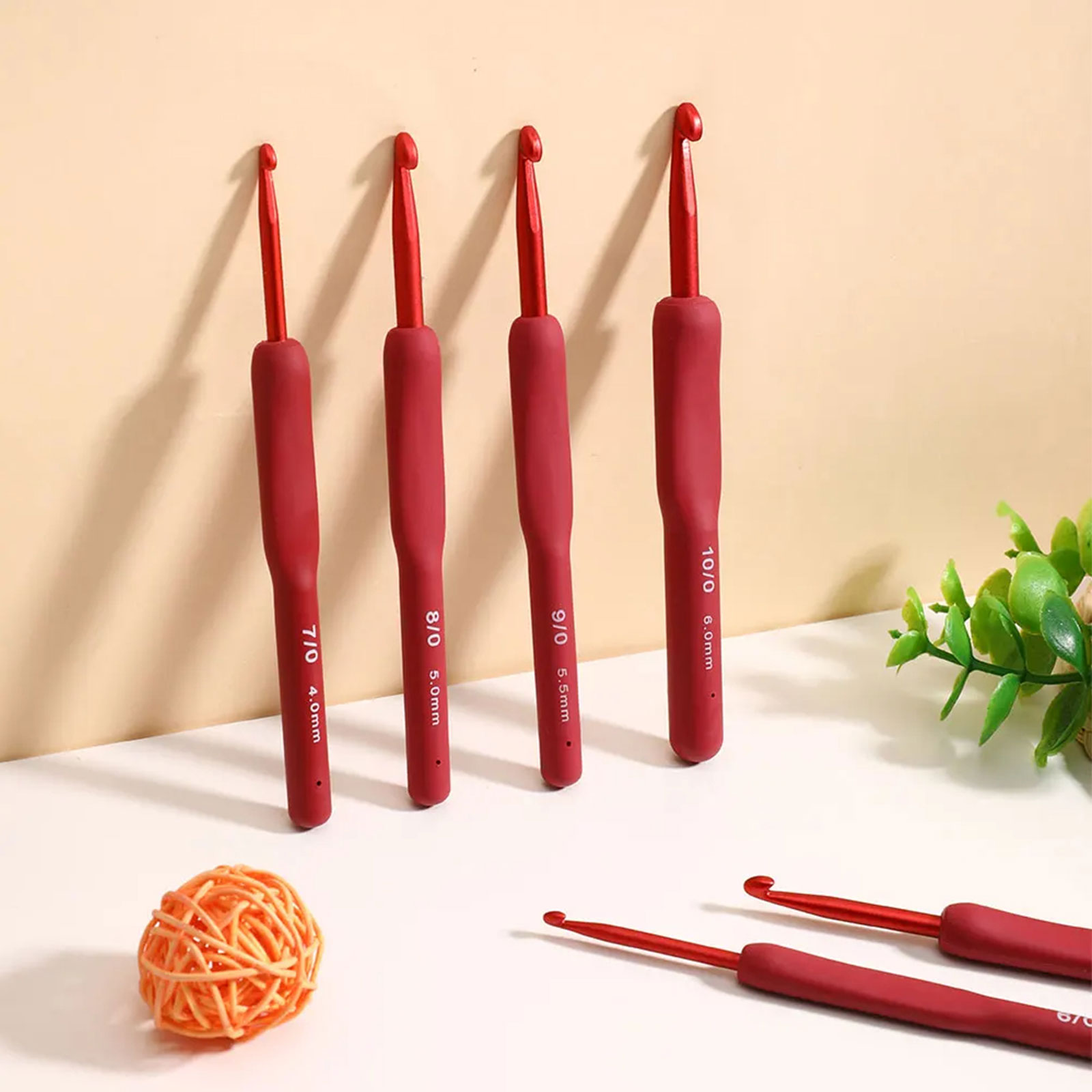 9/33pcs Red Crochet Hook set,  - Sewing By 리뷰 및 가격
