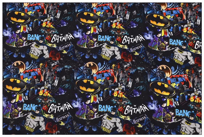 Batman Bandai Anime Design 100 - Textile And Sewing Materials 리뷰 및 가격