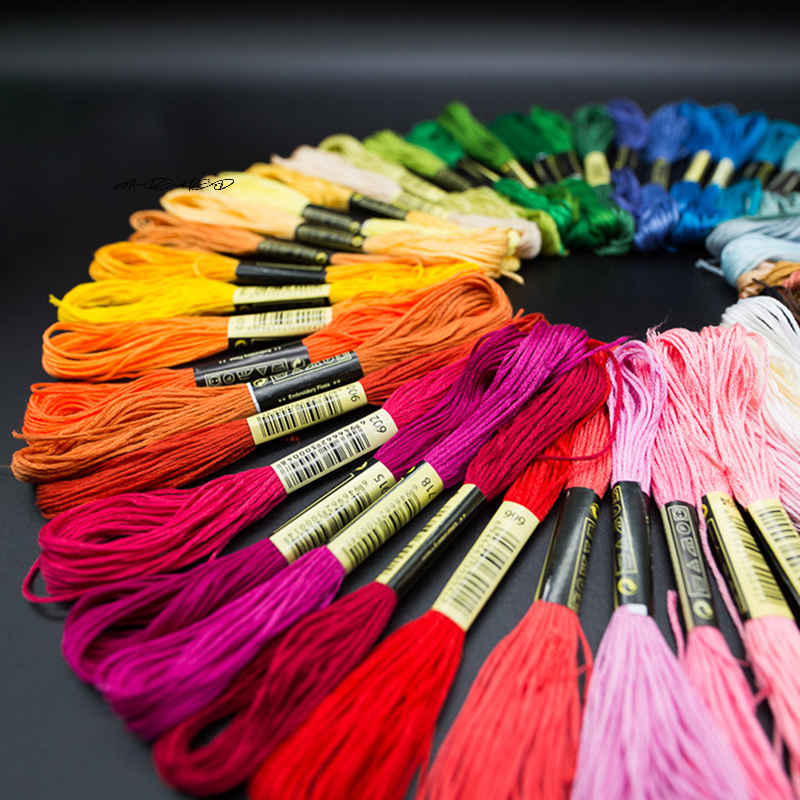 24/100/50 Multicolor Cross Sti - Embroidery Floss Thread 리뷰 및 가격