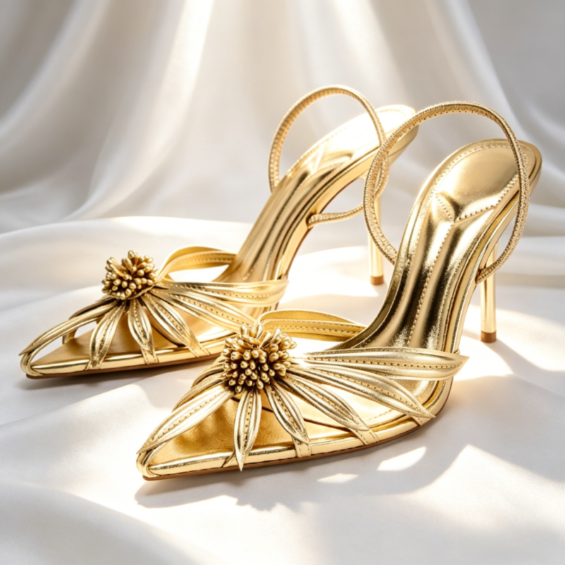 Luxury Gold Floral Detail Slin - Elastic Waistband Roll 리뷰 및 가격