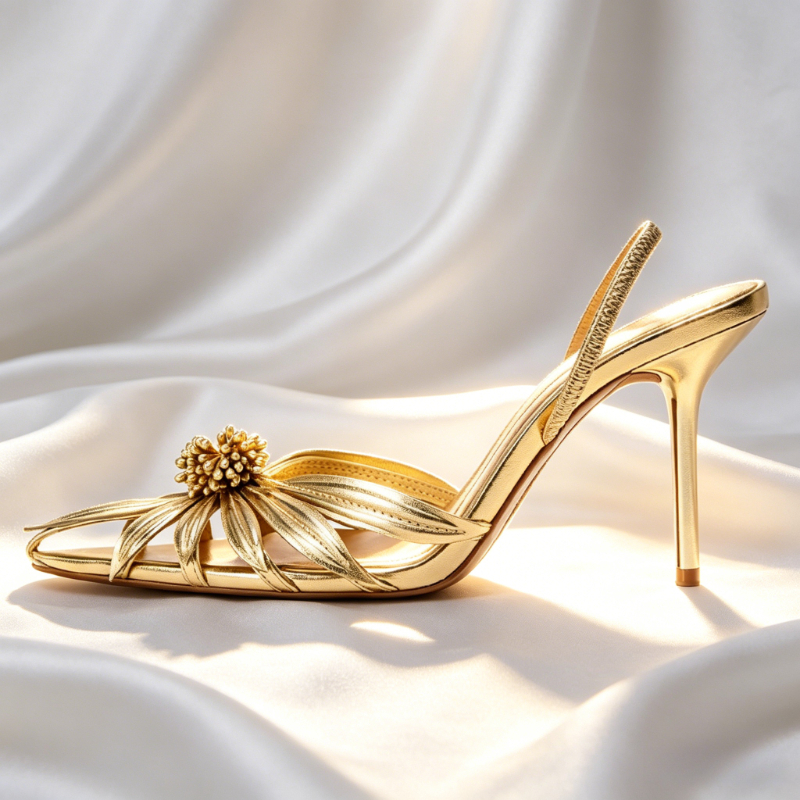 Luxury Gold Floral Detail Slin - Elastic Waistband Roll 리뷰 및 가격
