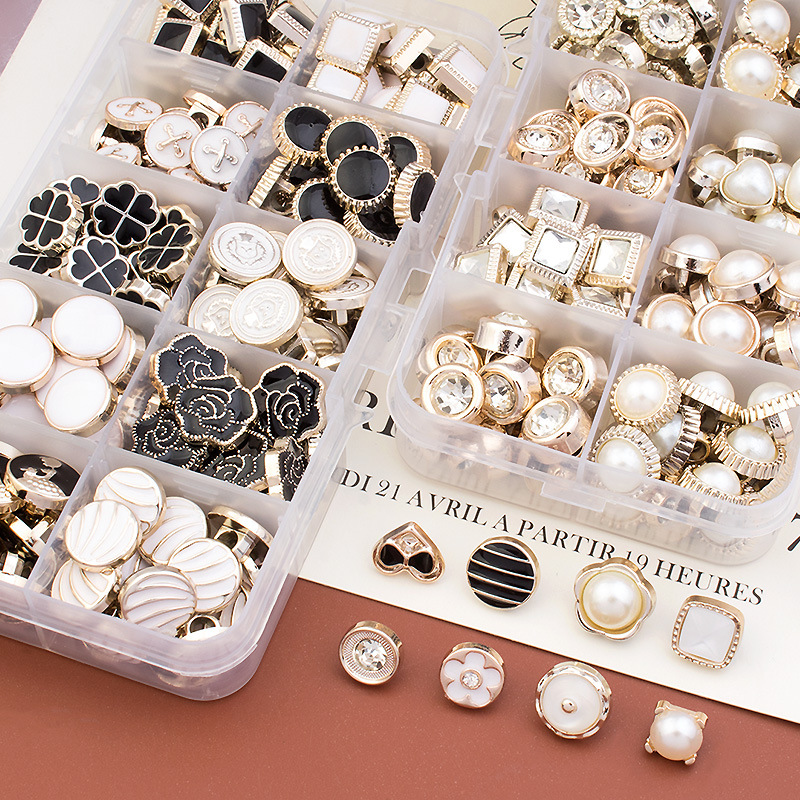 100pcs Beautiful Shank Buttons - Button Hole Cutter 리뷰 및 가격