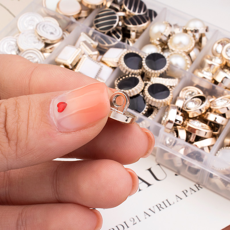 100pcs Beautiful Shank Buttons - Button Hole Cutter 리뷰 및 가격