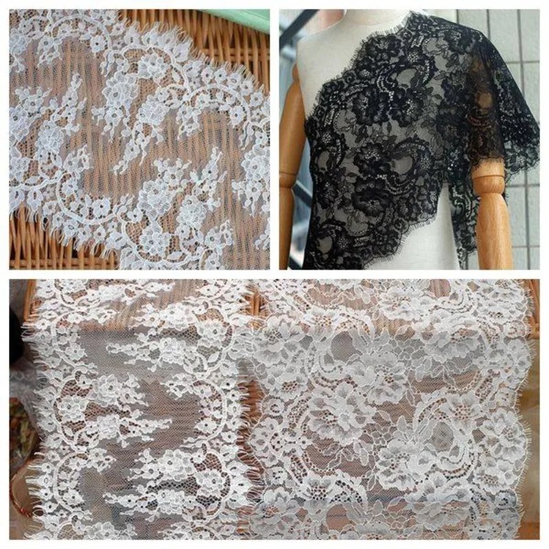 3M， High Quality Eyelash Lace  - Sewing Embroidery Fabric 리뷰 및 가격