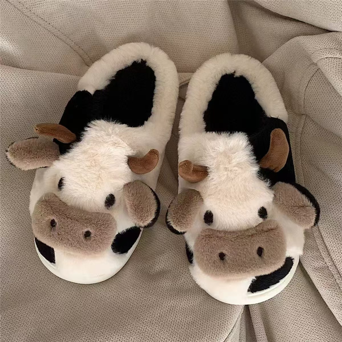 Slippers For Women,Cow Slipper - Sewing Cotton 리뷰 및 가격