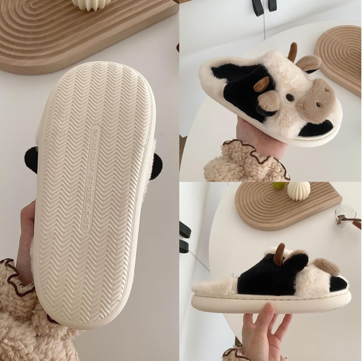 Slippers For Women,Cow Slipper - Sewing Cotton 리뷰 및 가격