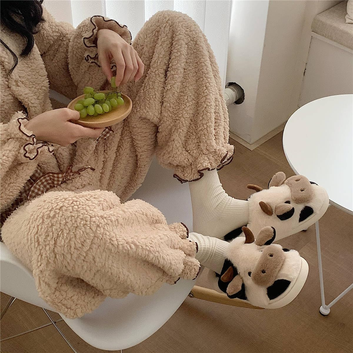 Slippers For Women,Cow Slipper - Sewing Cotton 리뷰 및 가격