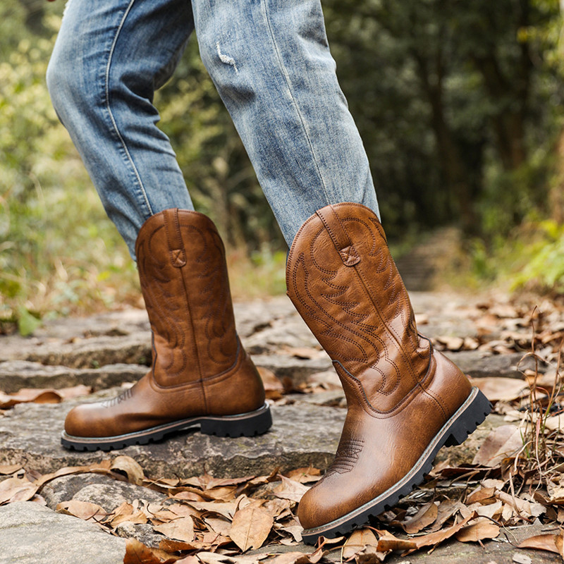Men's Boots Classic Handmade E - Sewing Embroidery Fabric 리뷰 및 가격