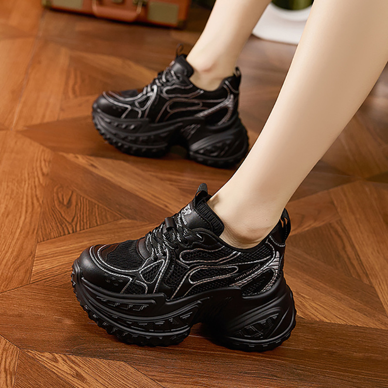 10CM Heels Air Mesh Leather Wo - Sewing Net 리뷰 및 가격