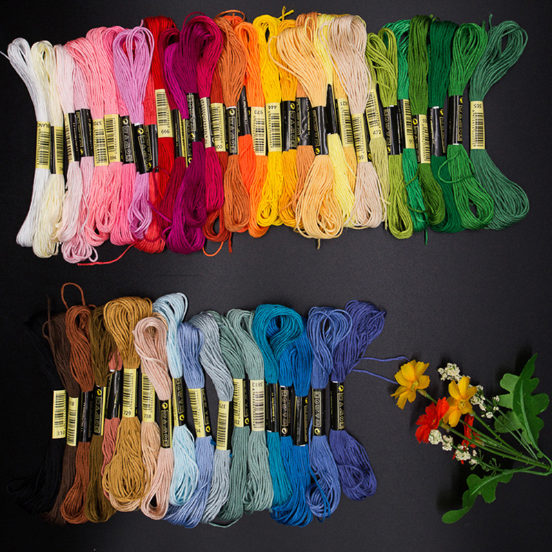 C 24/100/50 Multicolor Cross   - Embroidery Floss Thread 리뷰 및 가격
