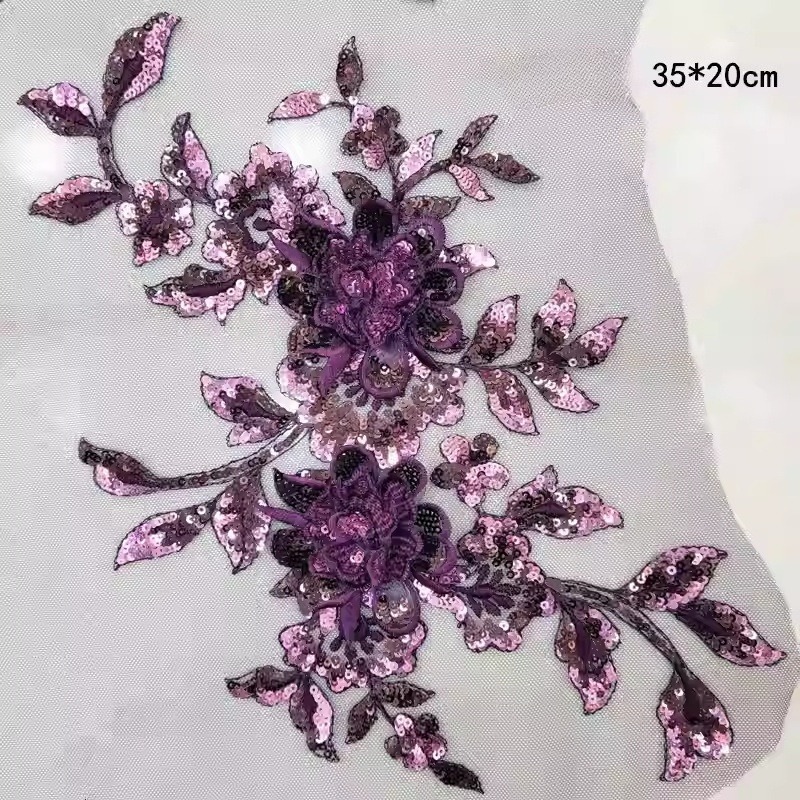 Multi Colored Sequins, Three-d - Sewing Embroidery Fabric 리뷰 및 가격