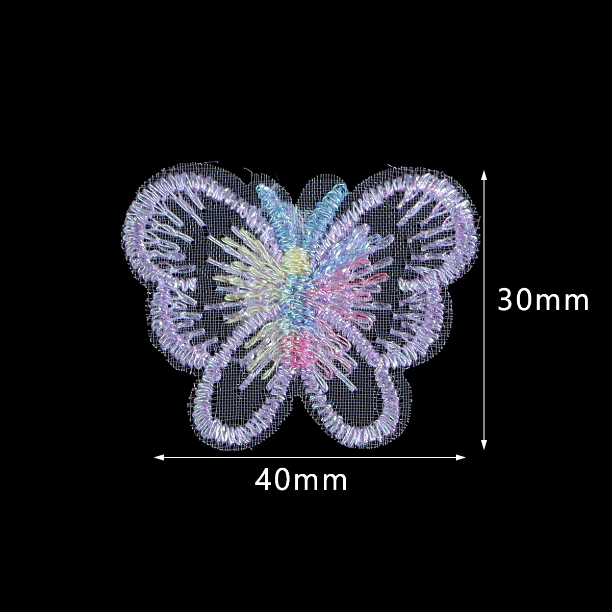 20Pcs 3X4CM Butterfly Cloth Pa - Sewing Necessities 리뷰 및 가격