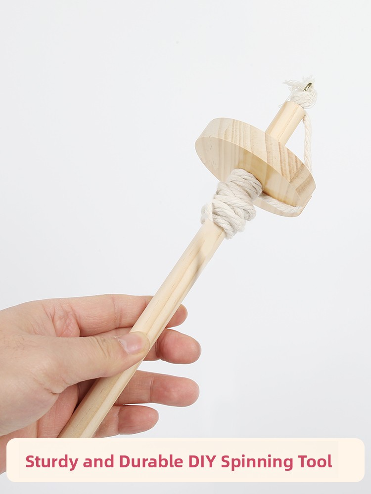 Wooden Spinning Mallet DIY Yar - Sewing In Textile 리뷰 및 가격