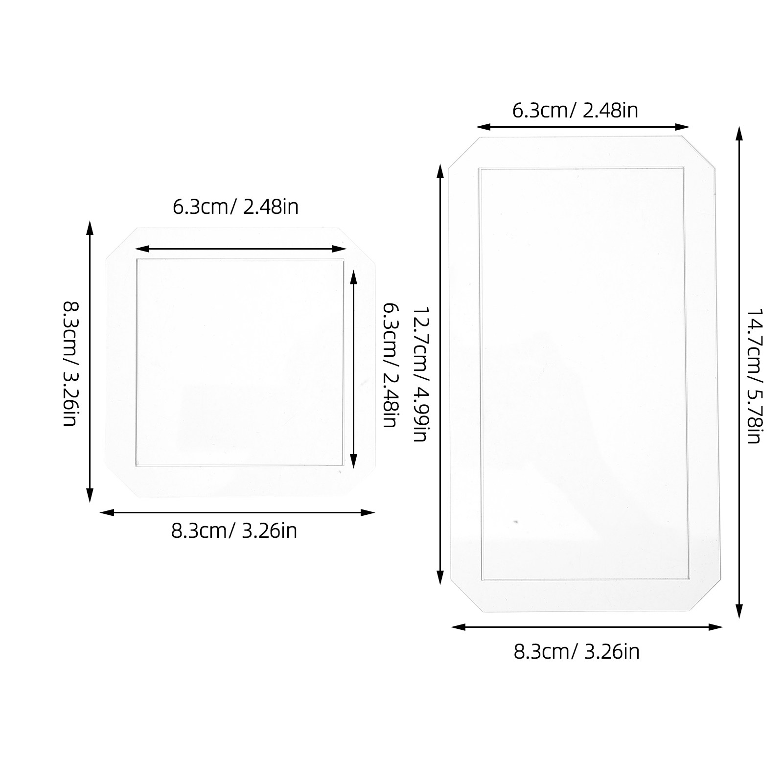 4Pcs Acrylic Quilting Template - Quilting Ruler Square 리뷰 및 가격