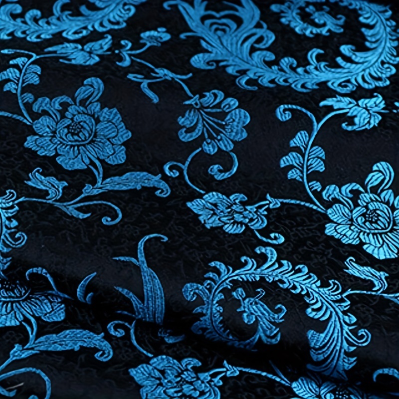 3D Blue Phoenix Tail Brocade F - Sewing By 리뷰 및 가격