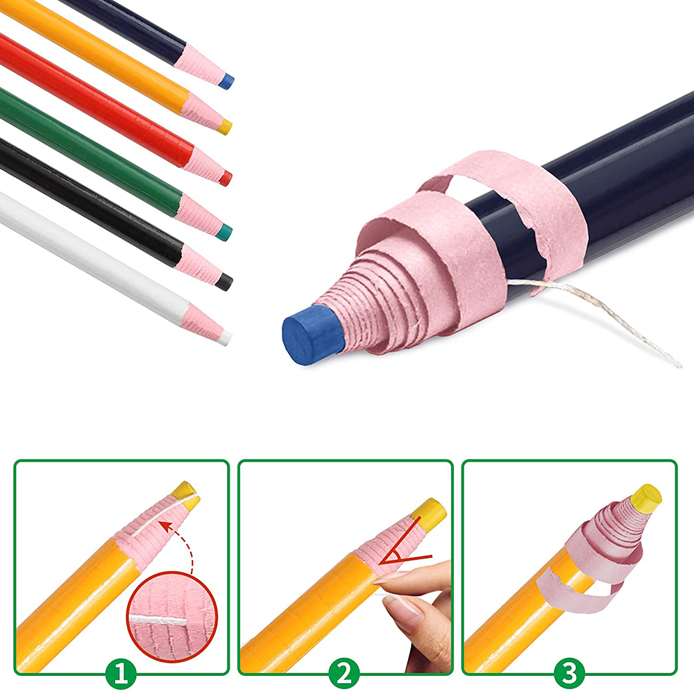 6 Color Sewing Marker Pencil T - Tailor Chalk Marker 리뷰 및 가격