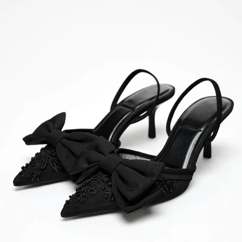 Black Mesh String Beads Heeled - Elastic Waistband Roll 리뷰 및 가격