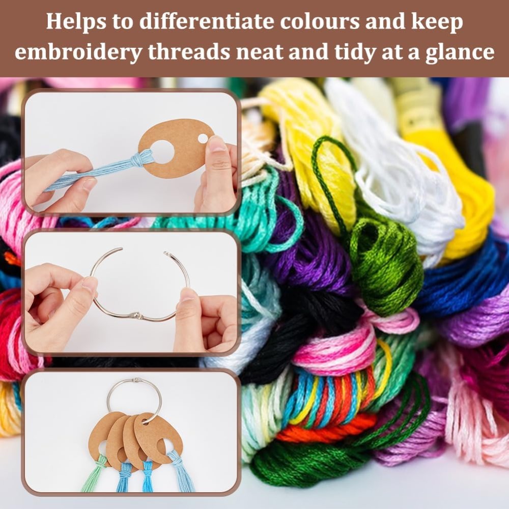 100Pcs Teardrop Floss Thread D - Embroidery Floss Thread 리뷰 및 가격