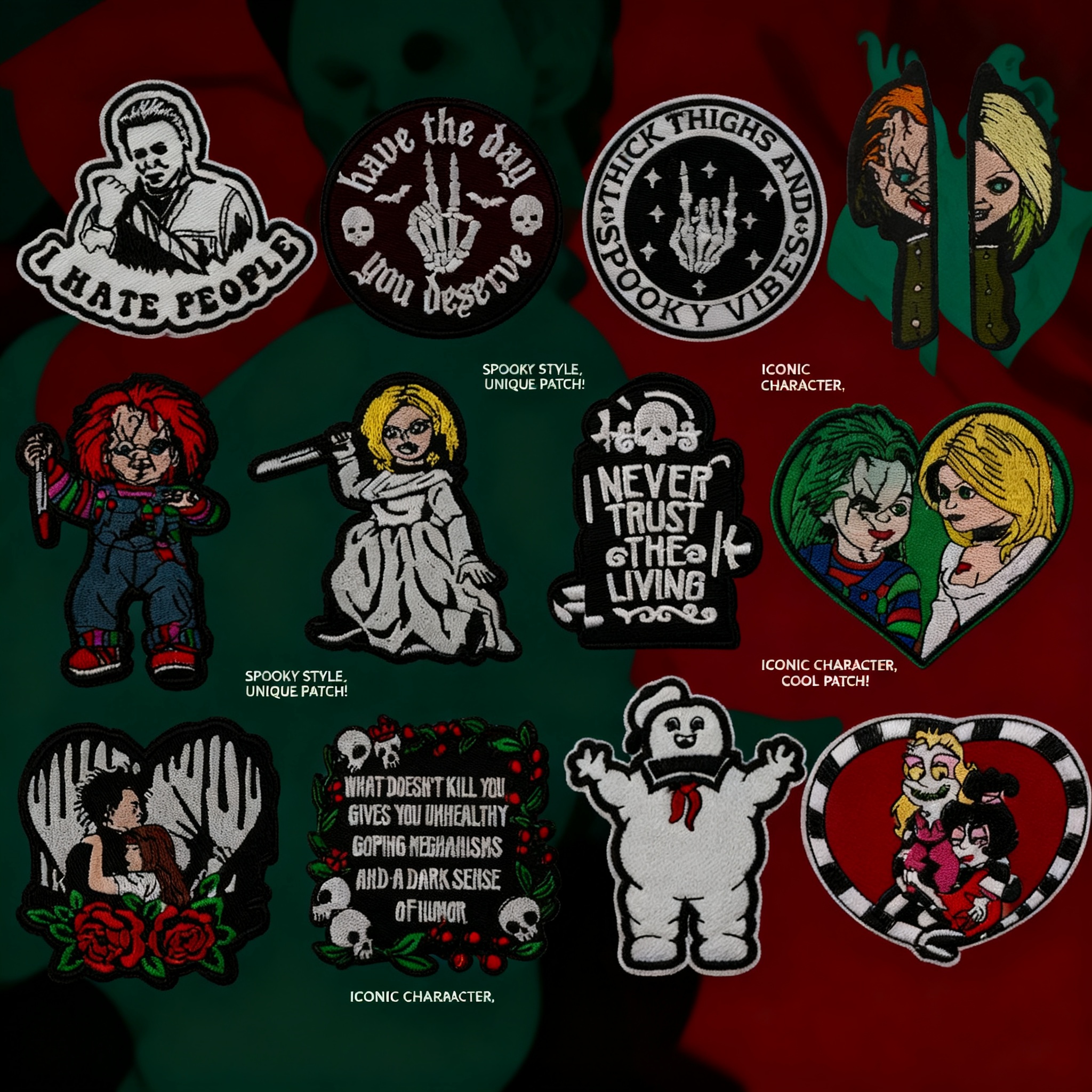 Halloween Horror Movie Embroid - Iron On Patch 리뷰 및 가격
