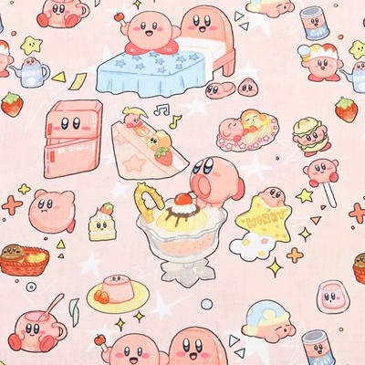 Cartoon Kirby 100 Cotton Fabri - Textile And Sewing Materials 리뷰 및 가격