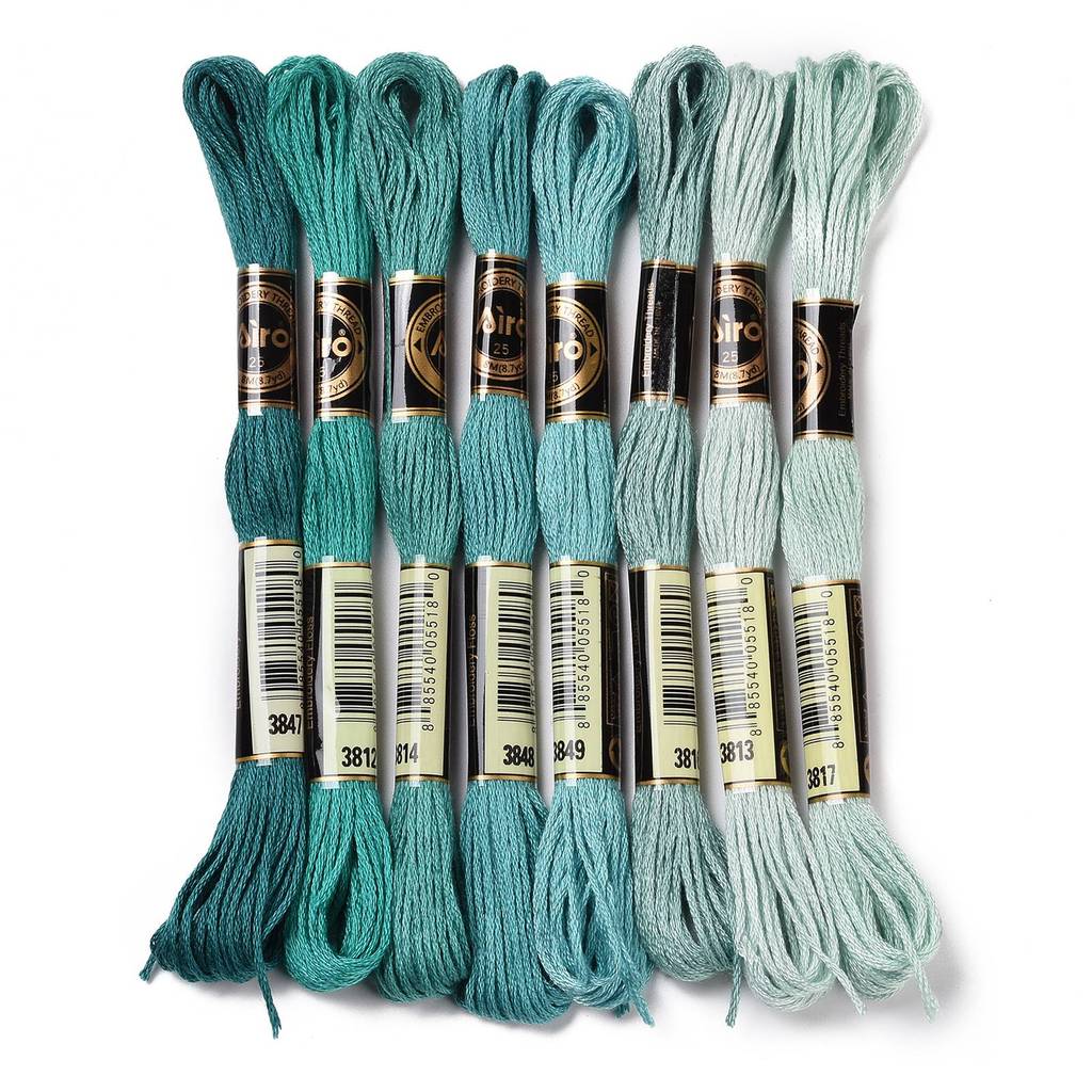 1Set 8 Skeins 0.5mm 6-Ply Poly - Embroidery Floss Thread 리뷰 및 가격