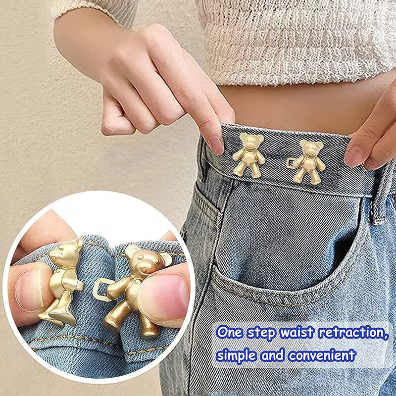 1Pair Cute Bear Jeans Button P - Button Hole Cutter 리뷰 및 가격