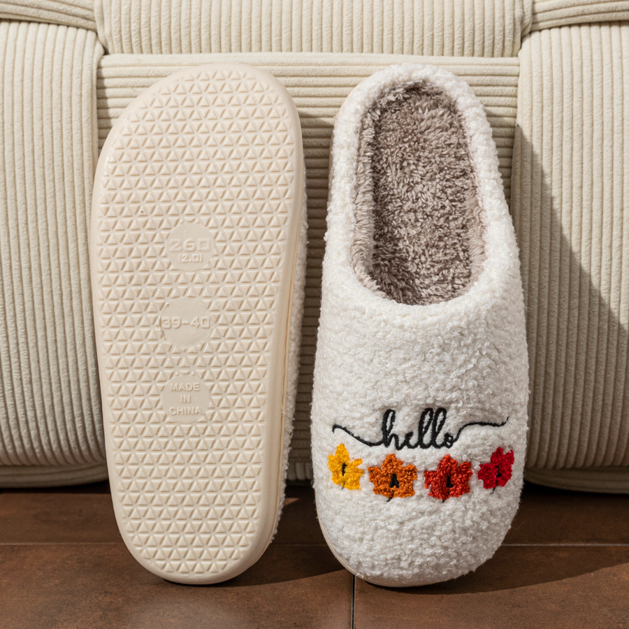 Winter Women's Slippers Indoor - Sewing Cotton 리뷰 및 가격