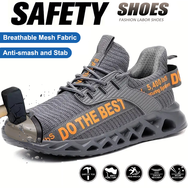 Steel Toe Safety Shoes for Men - Sewing Net 리뷰 및 가격