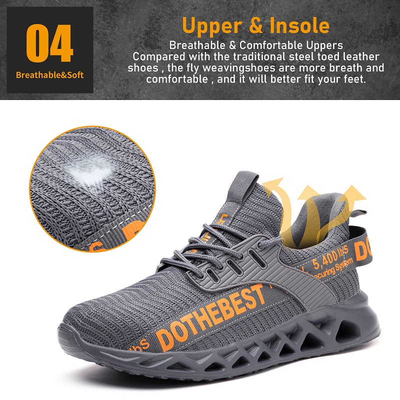 Steel Toe Safety Shoes for Men - Sewing Net 리뷰 및 가격