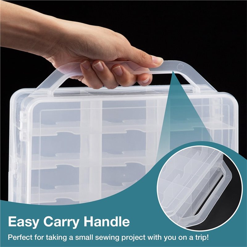 Sewing Organizer 46 Double-Sid - Embroidery Floss Thread 리뷰 및 가격