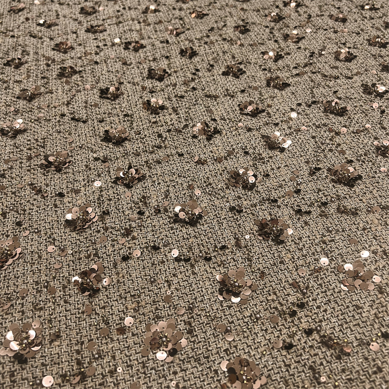 1 yard Heavy industry sequin e - Sewing Embroidery Fabric 리뷰 및 가격